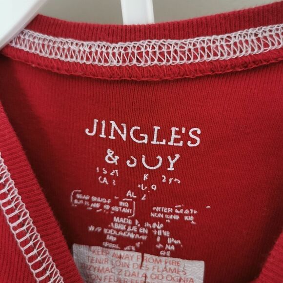 2/$15 Jingles & Joy cotton pajamas 2T - Picture 3 of 6